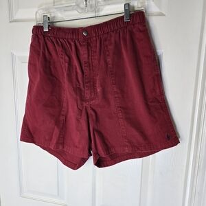 Vintage Dark Red Cotton POLO By Ralph‎ Lauren Mens Shorts M